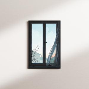 golden reverie — black frame