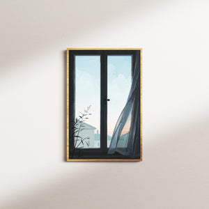 golden reverie — oak frame