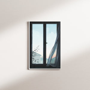 golden reverie — white frame