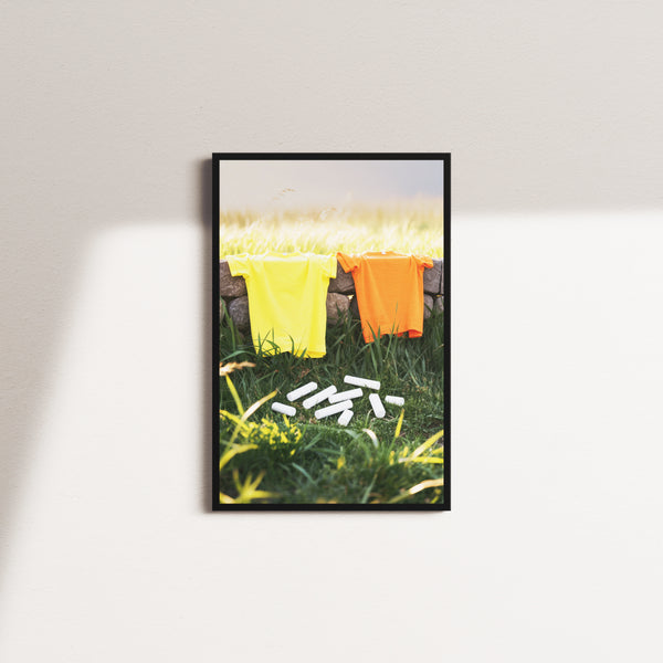 golden stillness — black frame