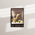 golden stone — black frame