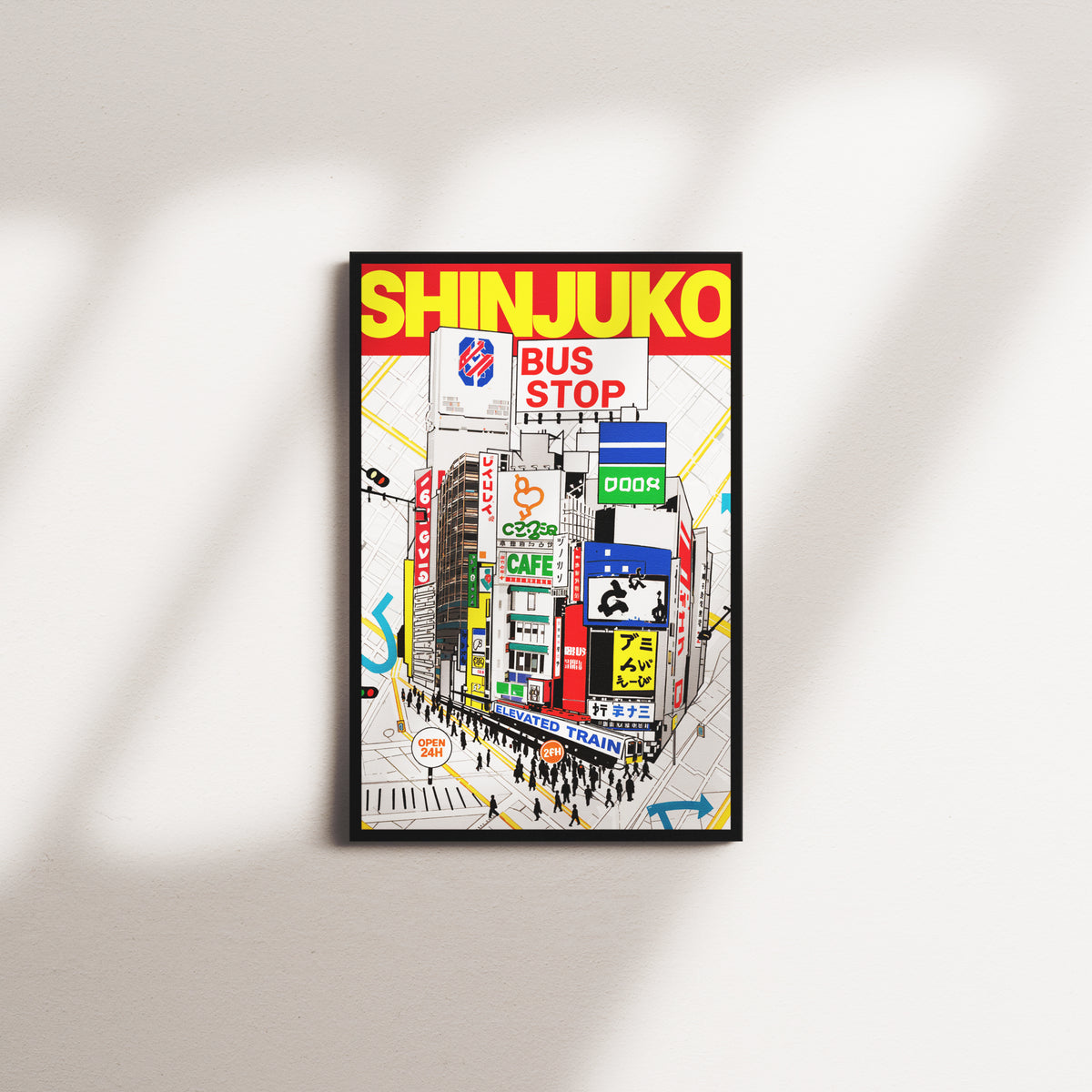 golden tone — black frame