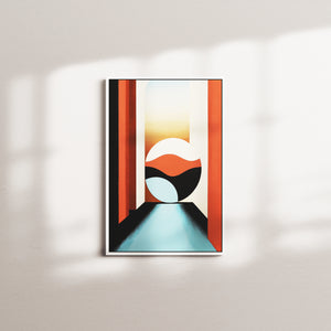 harbor lattice — white frame