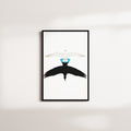 harbor swallow — black frame