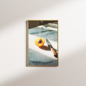 honey afterglow — oak frame