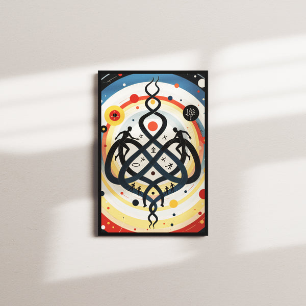 honey offering portrait — black frame