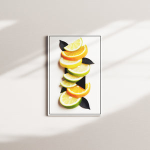 honey table — white frame