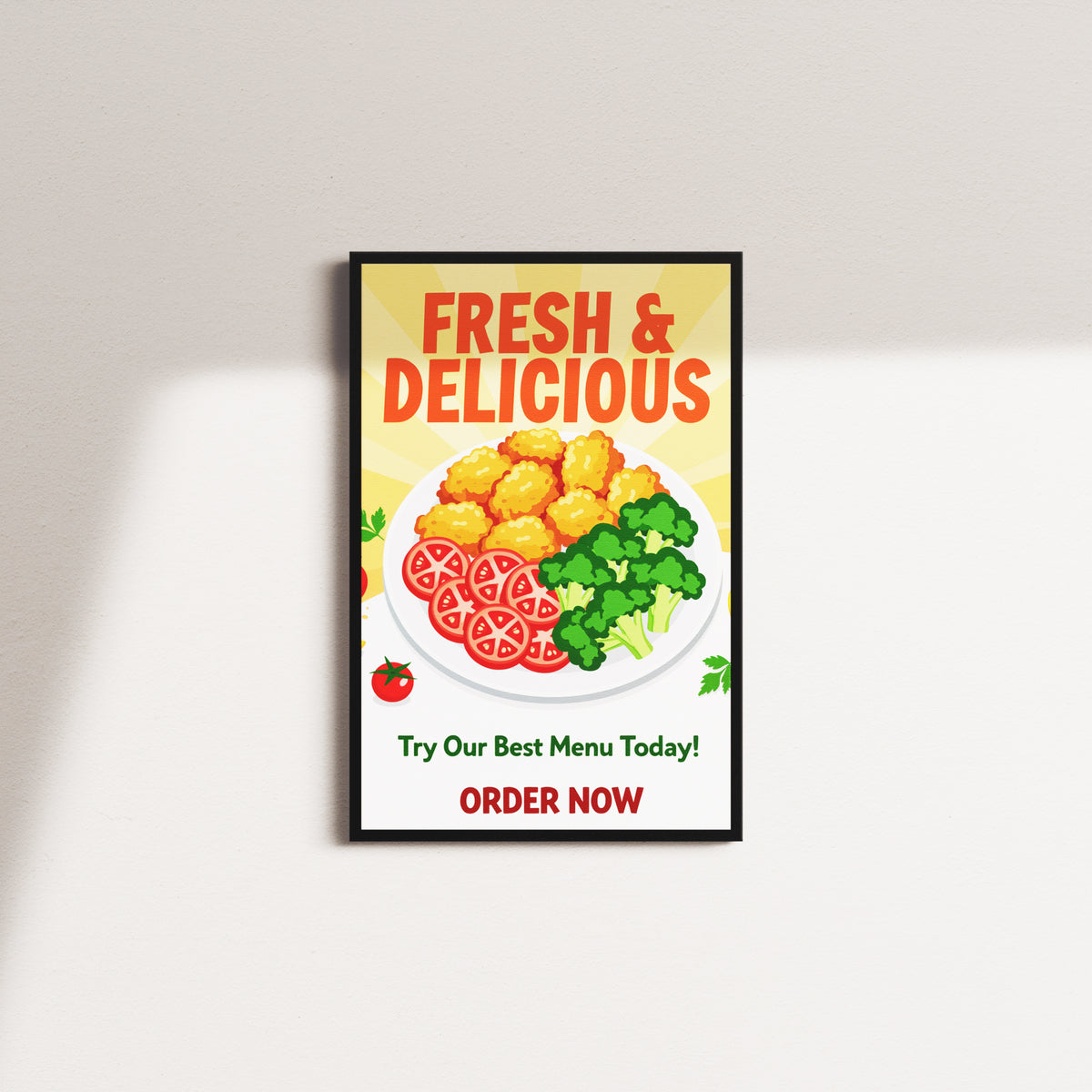 honey tone light — black frame