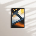 indigo afterglow — black frame
