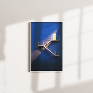 indigo avenue — white frame