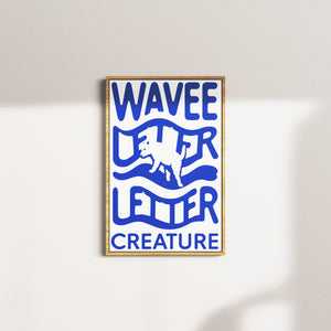 indigo break — oak frame