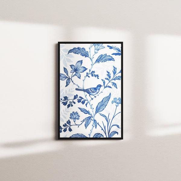 indigo canopy — black frame