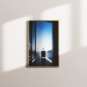 indigo current — oak frame