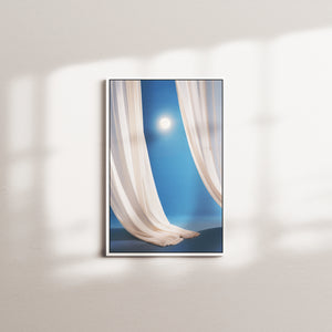indigo drift — white frame