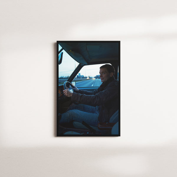 indigo lumen field — black frame