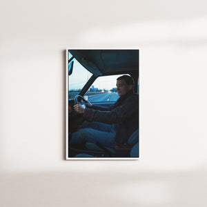 indigo lumen field — white frame