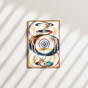indigo offering — oak frame
