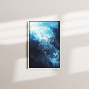 indigo reverie variation — white frame
