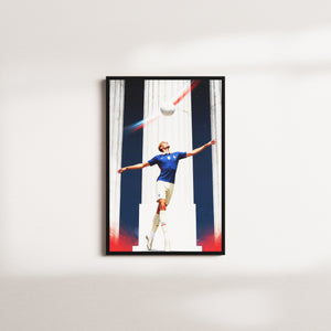 indigo sweep — black frame