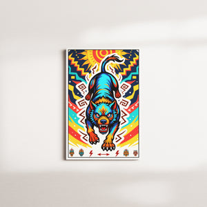 indigo tone — white frame