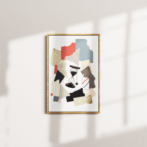 ink horizon — oak frame