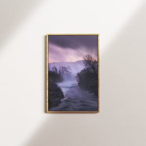 iris current — oak frame