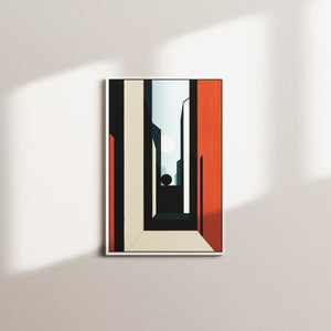 ivory facade — white frame