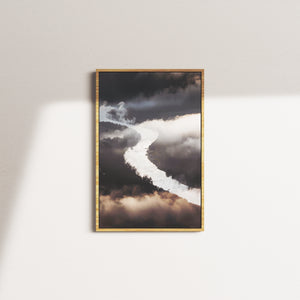 ivory horizon — oak frame