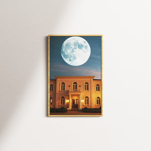 ivory hour — oak frame
