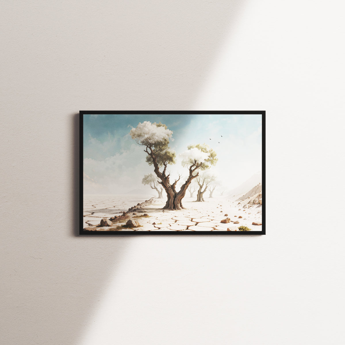ivory pine — black frame