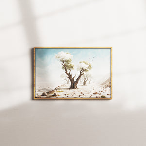 ivory pine — oak frame