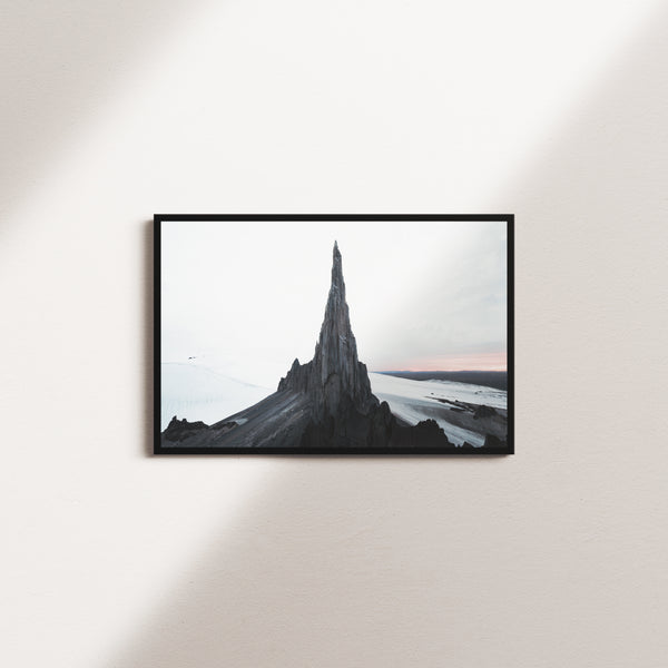 ivory veil — black frame