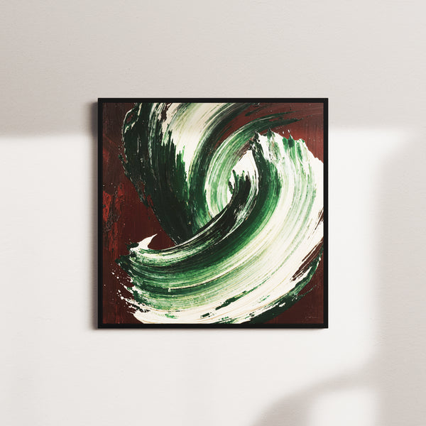 emerald-sweep black frame