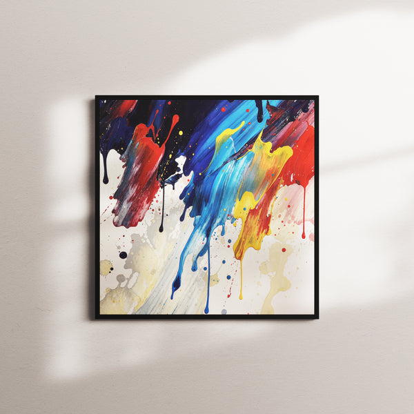 falling-spectrum black frame
