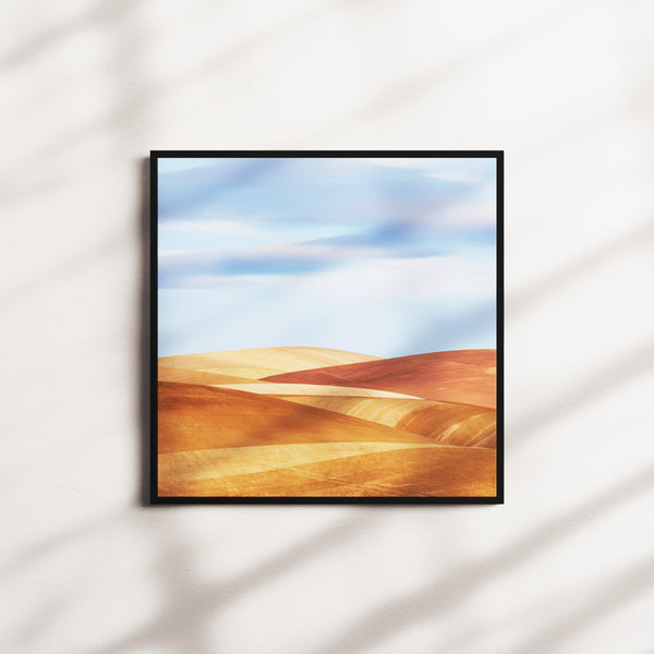 fold-and-furrow black frame