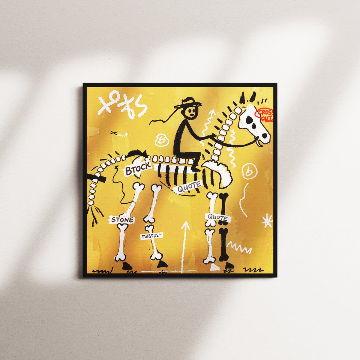 bone-market black frame