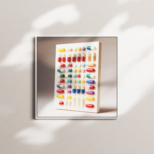 daily-dose white frame