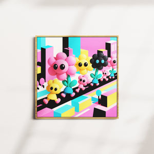 bloom-district natural frame