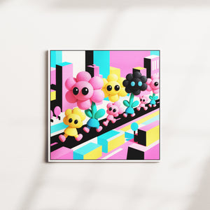 bloom-district white frame