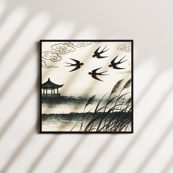 return-of-swallows black frame