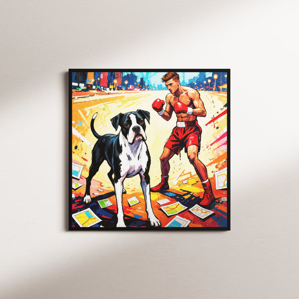 ring-and-canvas black frame