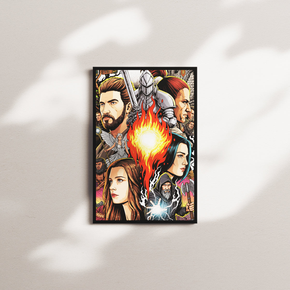 knightly dawn — black frame