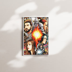 knightly dawn — white frame
