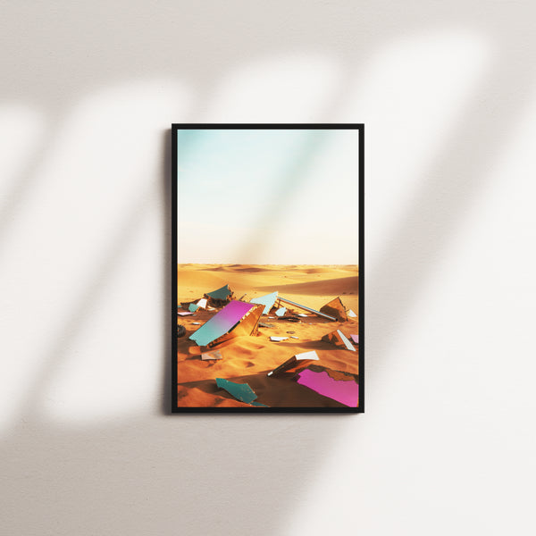 lantern vigil — black frame