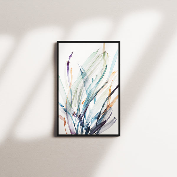 leaf symphony — black frame
