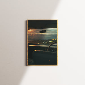 lemon hour — oak frame