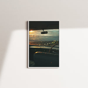 lemon hour — white frame