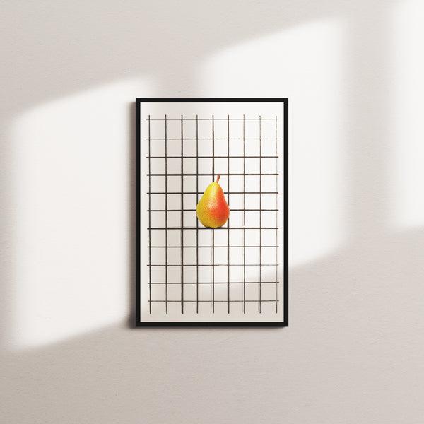 lemon lattice — black frame
