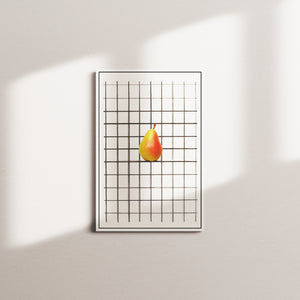 lemon lattice — white frame