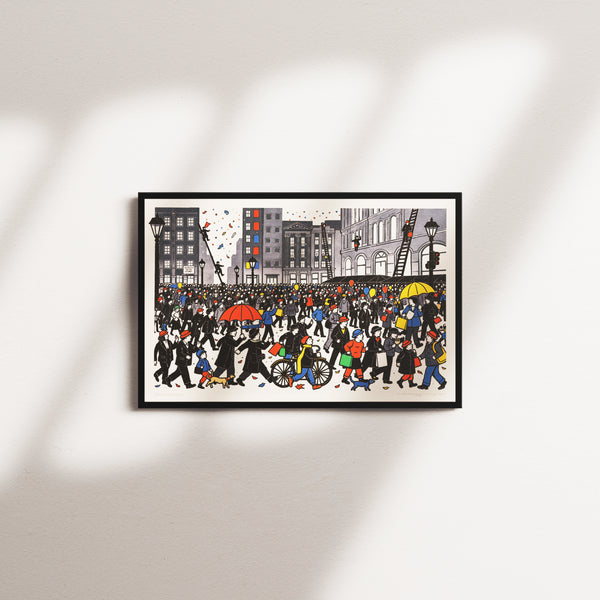 lemon shade — black frame